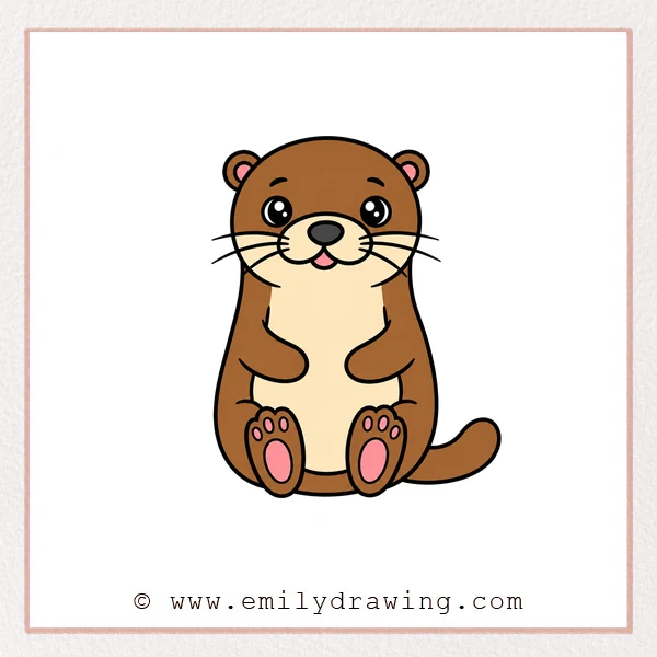 Preview of Sea Otter drawing